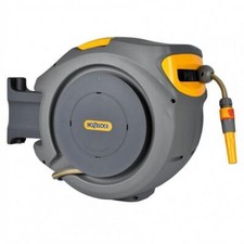 Hozelock 40m Auto Reel Retractable Hose Wall Mounted Garden Water Watering 2595