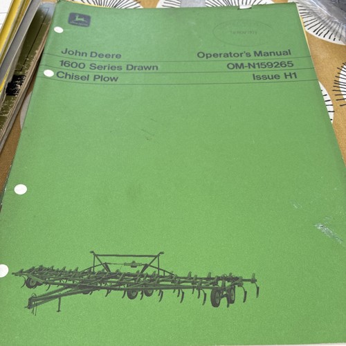 John deere 1600 series drawn - deere,