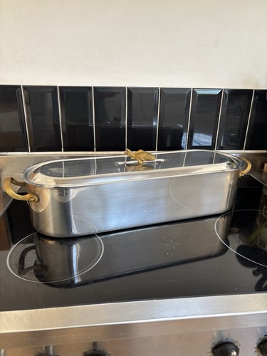 Stainless steel salmon kettle - steel,