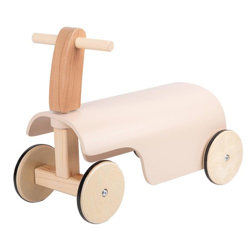 Pedal wooden balance bike - no,