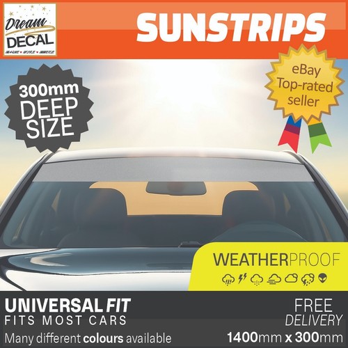 Matt grey sun strip - matt,