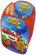 Pop Up Toys Laundry Basket, Room Tidy Foldable Storage Bin Baskets Super Wings