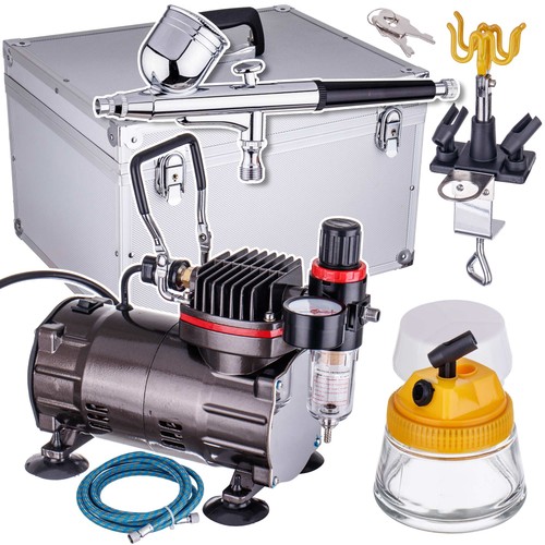 Airbrush compressor case - compressor, in