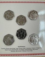 2025 Iom CHRISTMAS 50p coin