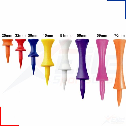 Plastic castle golf tees - castle,