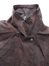 R.M.Williams Droughtbreaker men's short riding coat small brown Oilskin LJKTC180