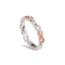 Clogau Welsh Silver & 9ct Rose