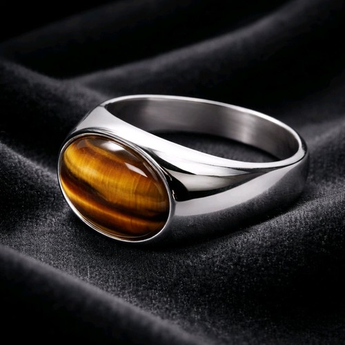 Silver tiger eye gemstone - tiger,