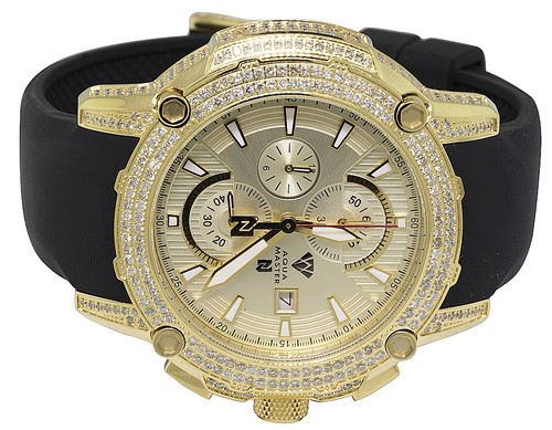 Aqua master yellow gold - aqua, plated