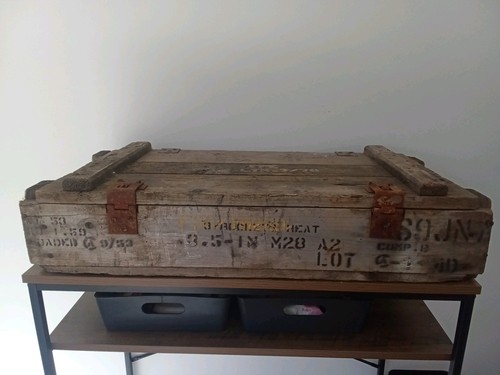 Vintage army wooden - us,