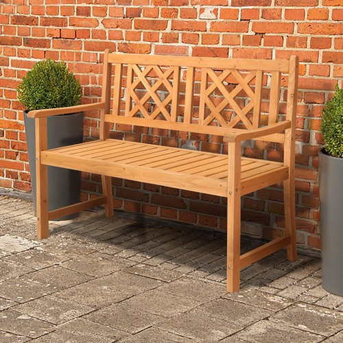 Outdoor wooden chair love - wooden,