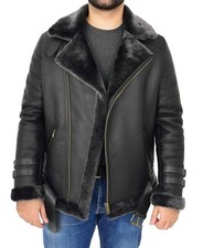 Mens Real Sheepskin Jacket