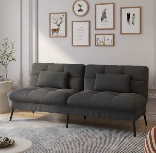 Modern fabric sofa bed - fabric,