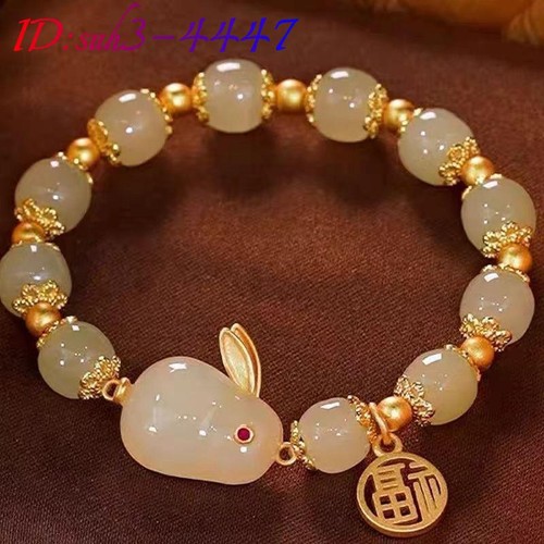 Real jade rabbit - rabbit, bracelet