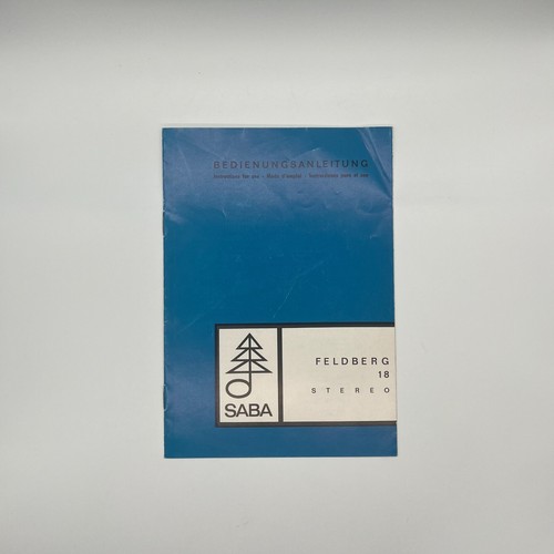 Saba feldberg stereo - saba,