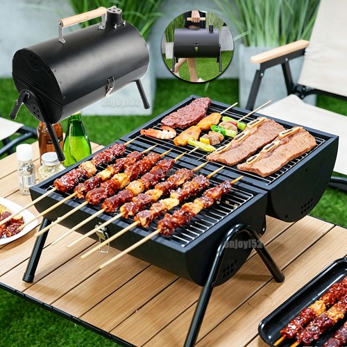 Portable barrel bbq - portable,
