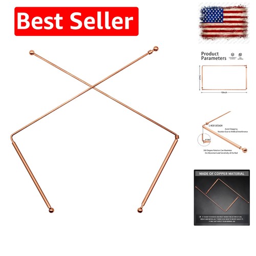 Copper dowsing rod - 99.9%,