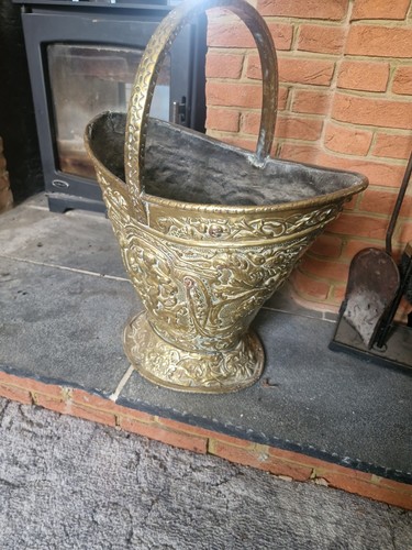 Antique brass coal - antique,