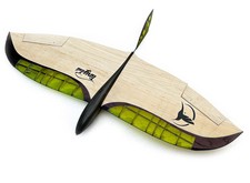 Tiny Tail 2Ch RC Radio Control Glider Air Plane Kit Free Flight Bungee Launch