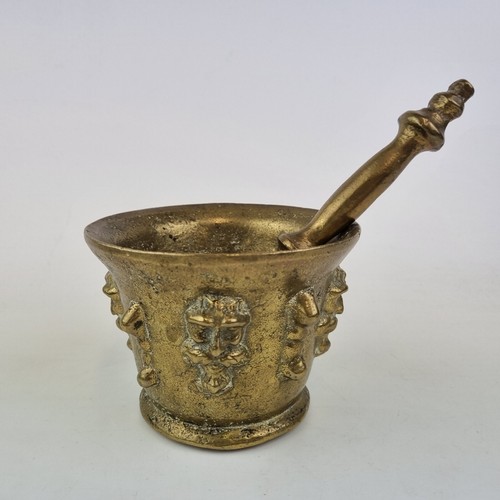 Antique 19thc bronze mortar - antique,