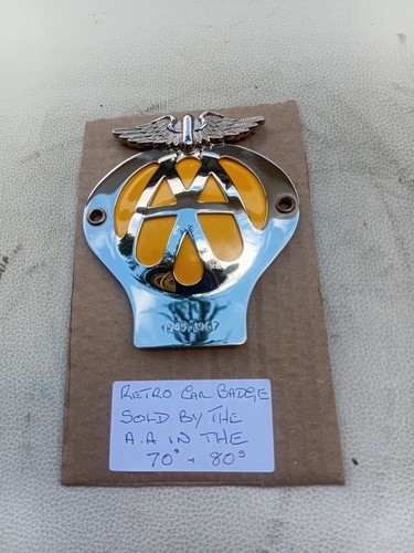 Vintage car badge - car,
