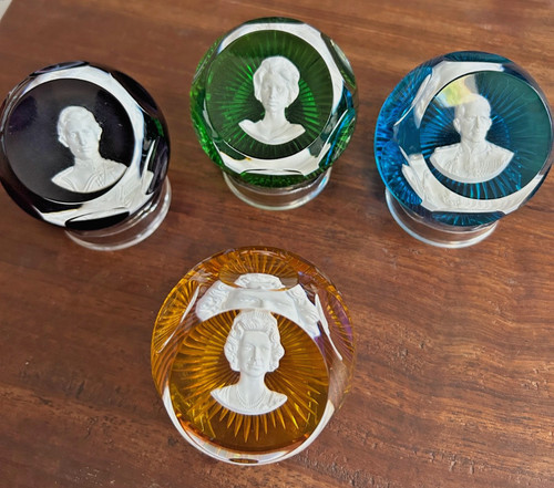 Vintage baccarat paperweights - vintage,