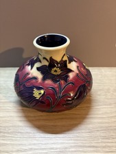 Moorcroft Pasque Flower Vase