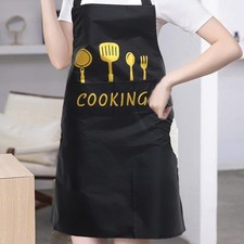  Kitchen Apron Professional Waterproof Apron Chef Kitchen Apron Cooking Clothes