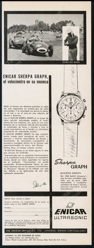 1960 enicar sherpa graph - enicar, watch