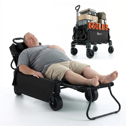 Garden trolley foldable cart - foldable,