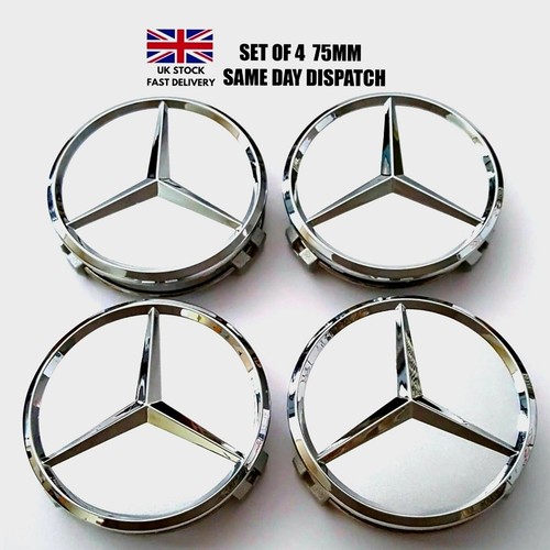 Mercedes alloy wheel - 4x, centre