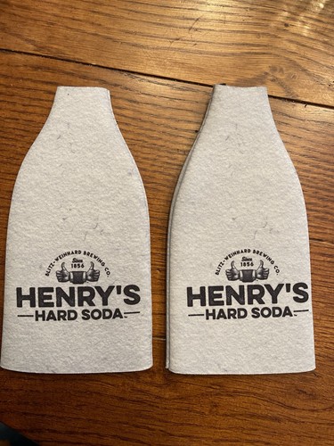Henry hard soda coozie - henry’s,