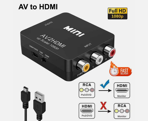 Hdmi 1080p rca cvbs - rca,