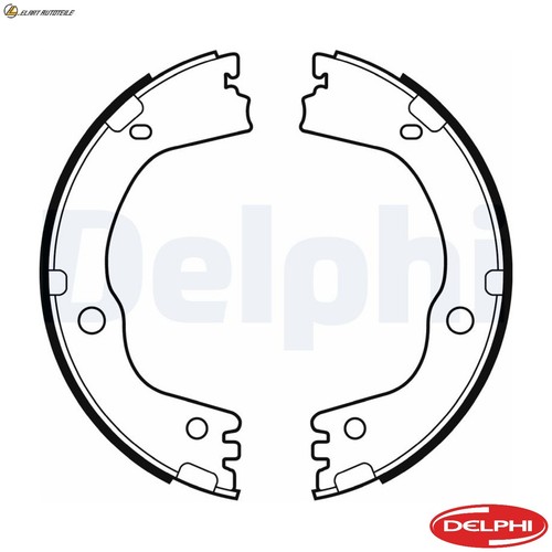 Brake shoe set parking - brake,