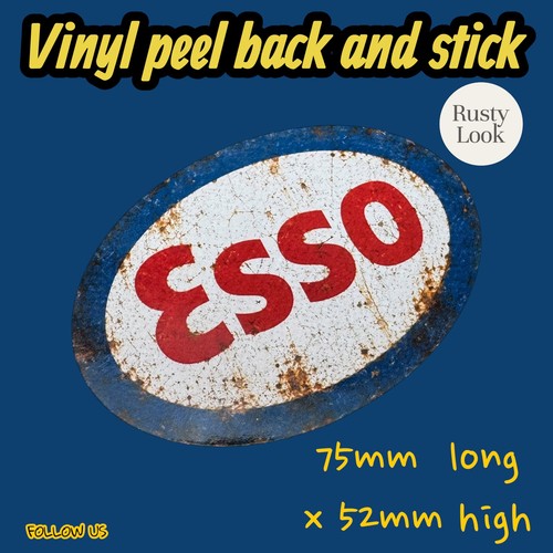 Esso rust effect - rust, vinyl