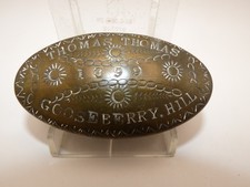 Antique Welsh Brass Miners