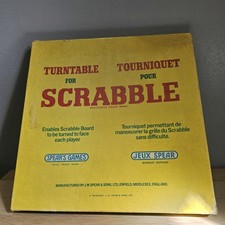 Vintage SCRABBLE TURNTABLE