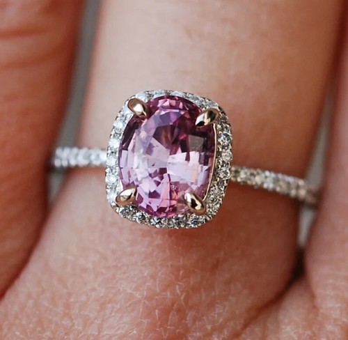 Oval cut natural pink - cut,