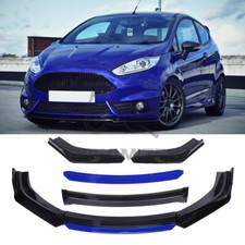 For Ford Fiesta MK5 MK6 MK7 Car Front Bumper Lip Spoiler Splitter Chin Body Kit