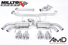 Milltek Primary Cat Back Exhaust Non Resonated SSXNI006 FITS Nissan GTR R35