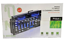 Ibiza DJM102-BT 6-Channel DJ Mixer - Black