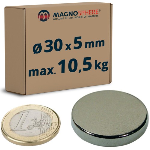 Round disc magnet - magnet, Ø