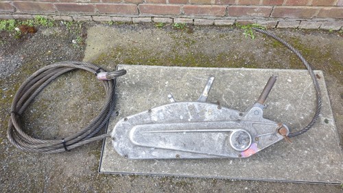 Large tractel tirfor - winch, &