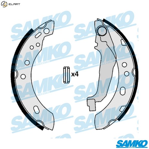 Brake shoe set 87090 for - shoe,
