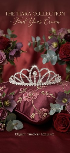Tiara elegant crystal - elegant,