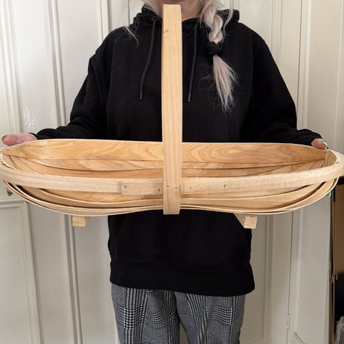Wooden sussex garden trug - sussex,