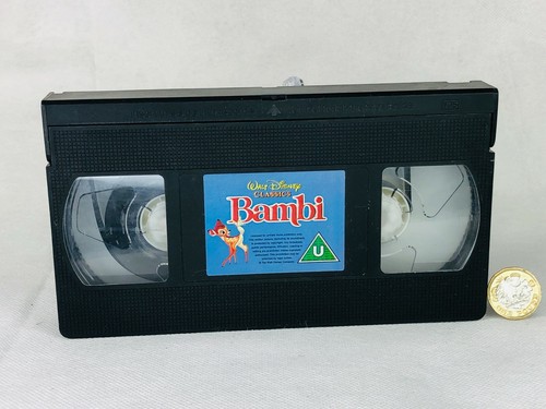 Vhs video bambi - video,