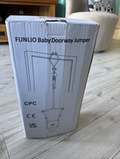 FUNLIO Baby Door Bouncer Grey