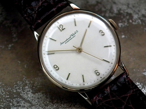 1960 9ct gold - iwc, gents