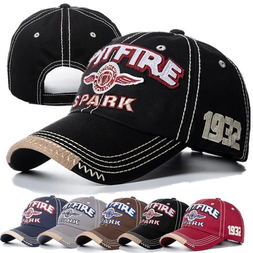 Adjustable hat distressed - hat,